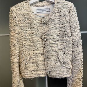 NWOT IRO Mercie Tweed Jacket Size 34